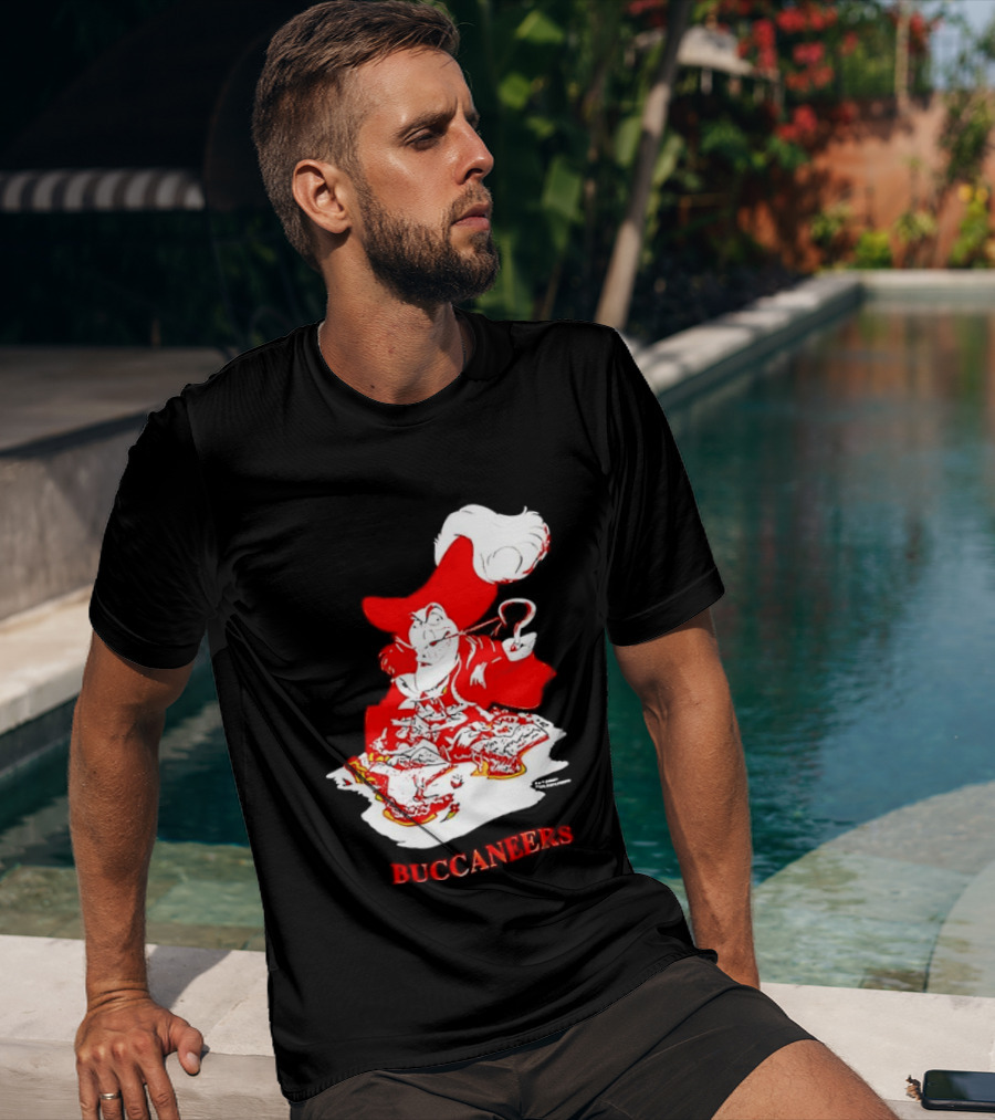 Captain Hook Buccaneers Pirate Tampa Bay T-Shirt