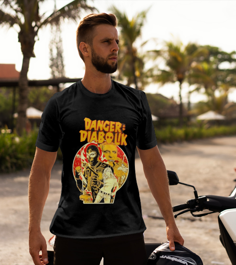 Danger Diabolik Italian Comic Mario Bava T-Shirt