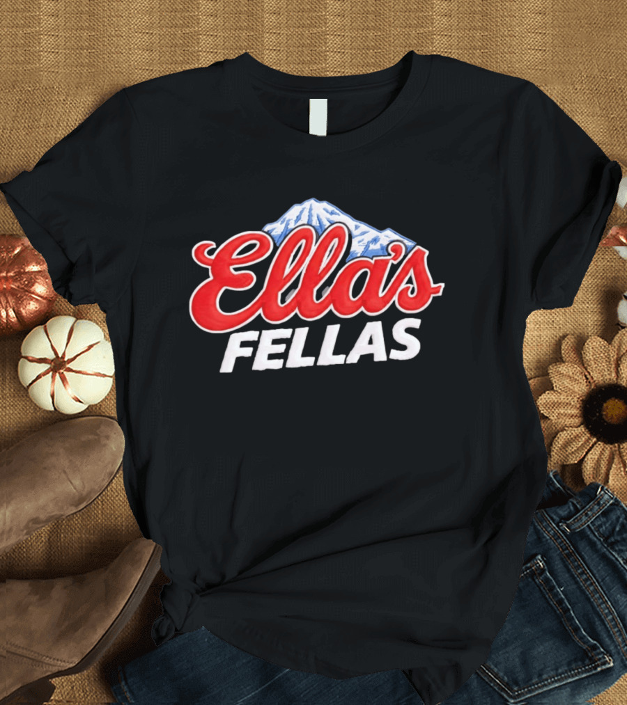 Ella's Fellas Mountain Country Music Lover T-Shirt