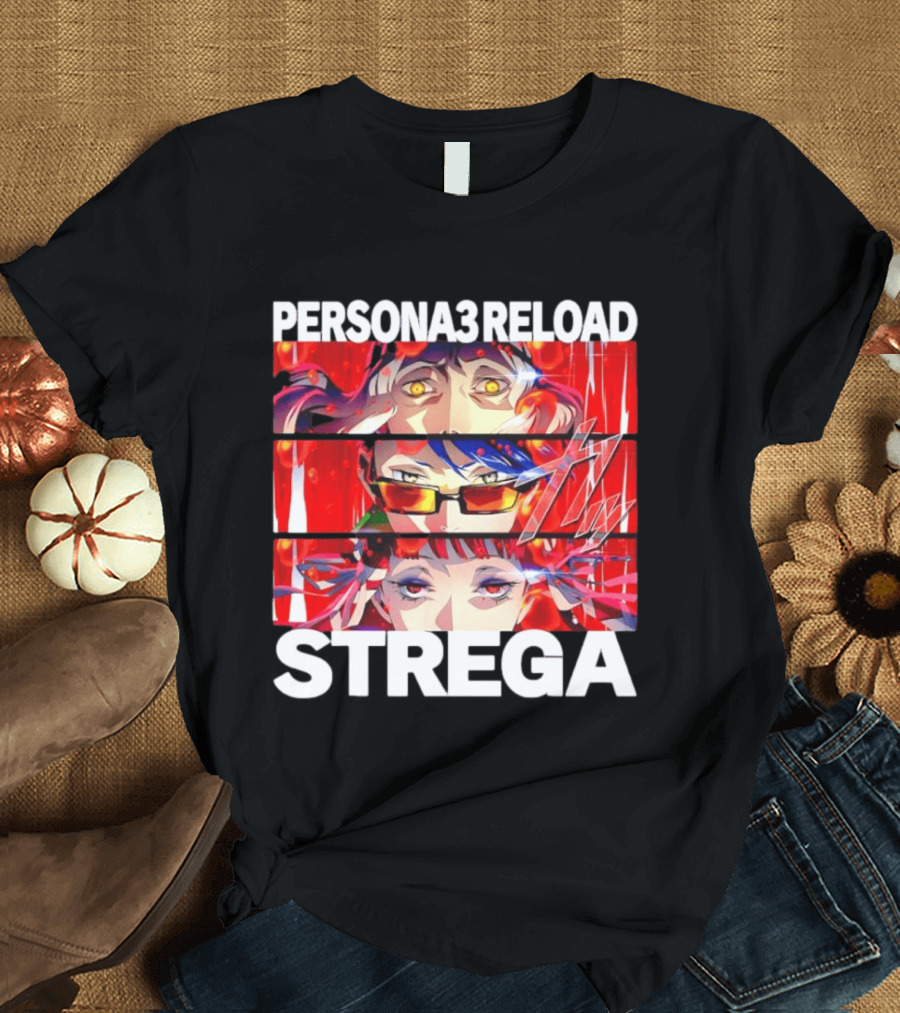 Takaya Sakaki Jin Shirato Chidori Yoshino Persona 3 Reload Strega Characters Persona 3 Reload T-Shirt