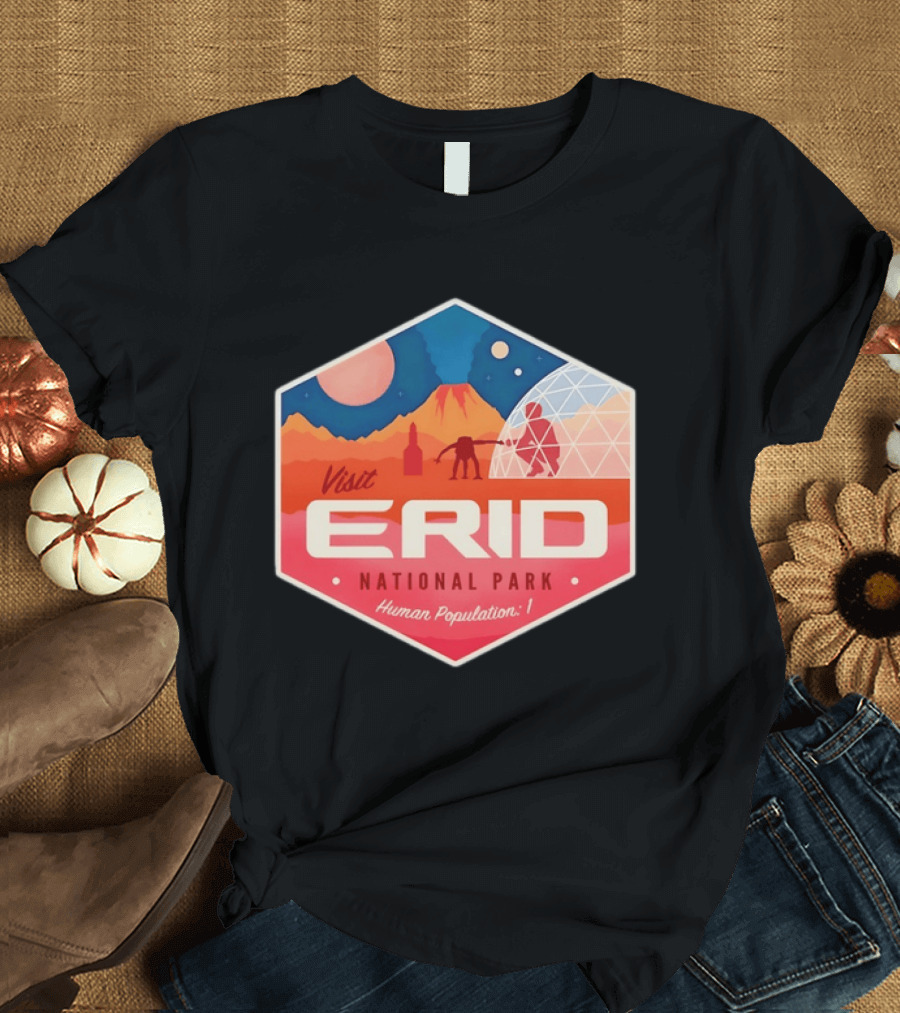 Rocky Alien Tau Ceti Visit Erid National Park Project Hail Mary Human Population One T-Shirt