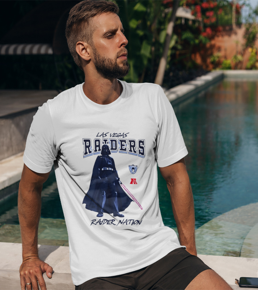 Las Vegas Raiders Darth Vader Raider Nation Star Wars 2026 T-Shirt