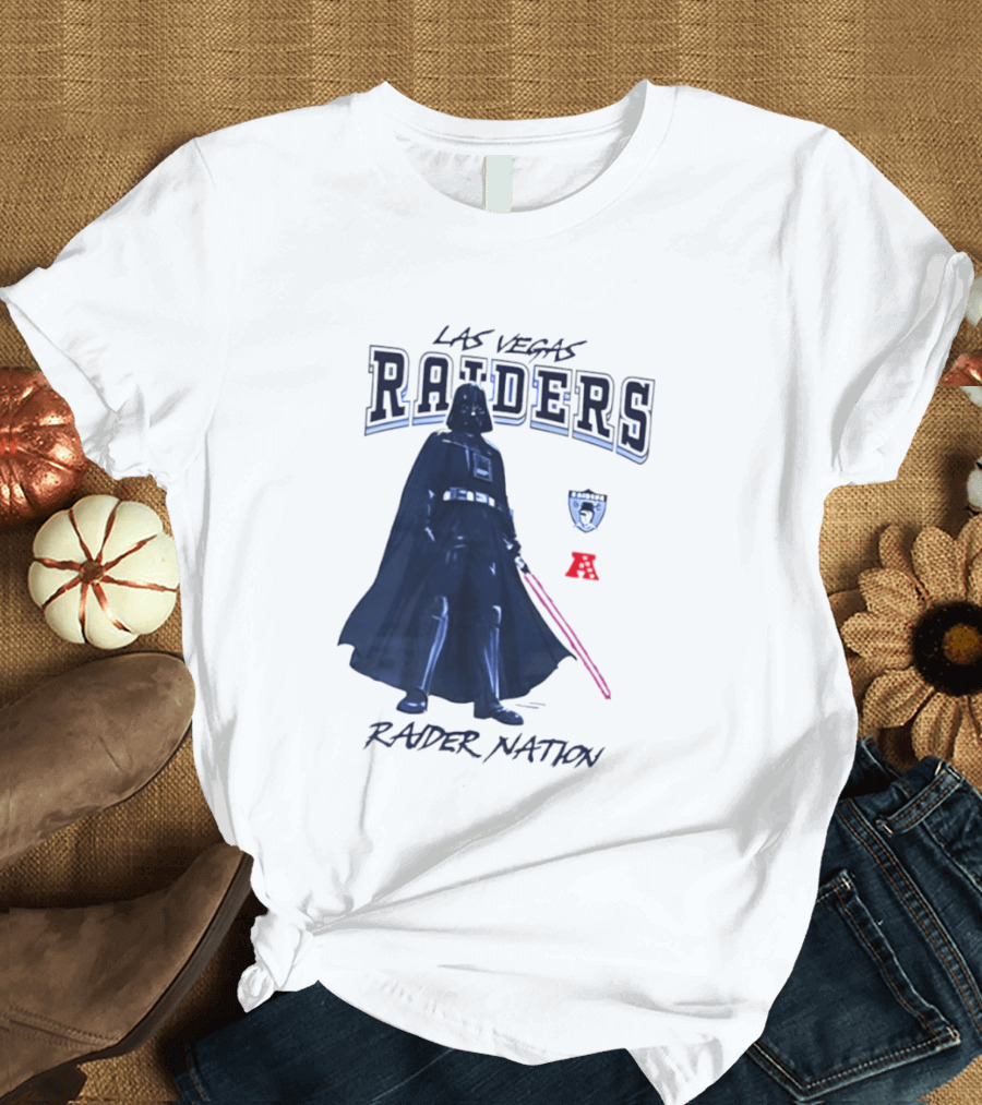 Las Vegas Raiders Darth Vader Raider Nation Star Wars 2026 T-Shirt