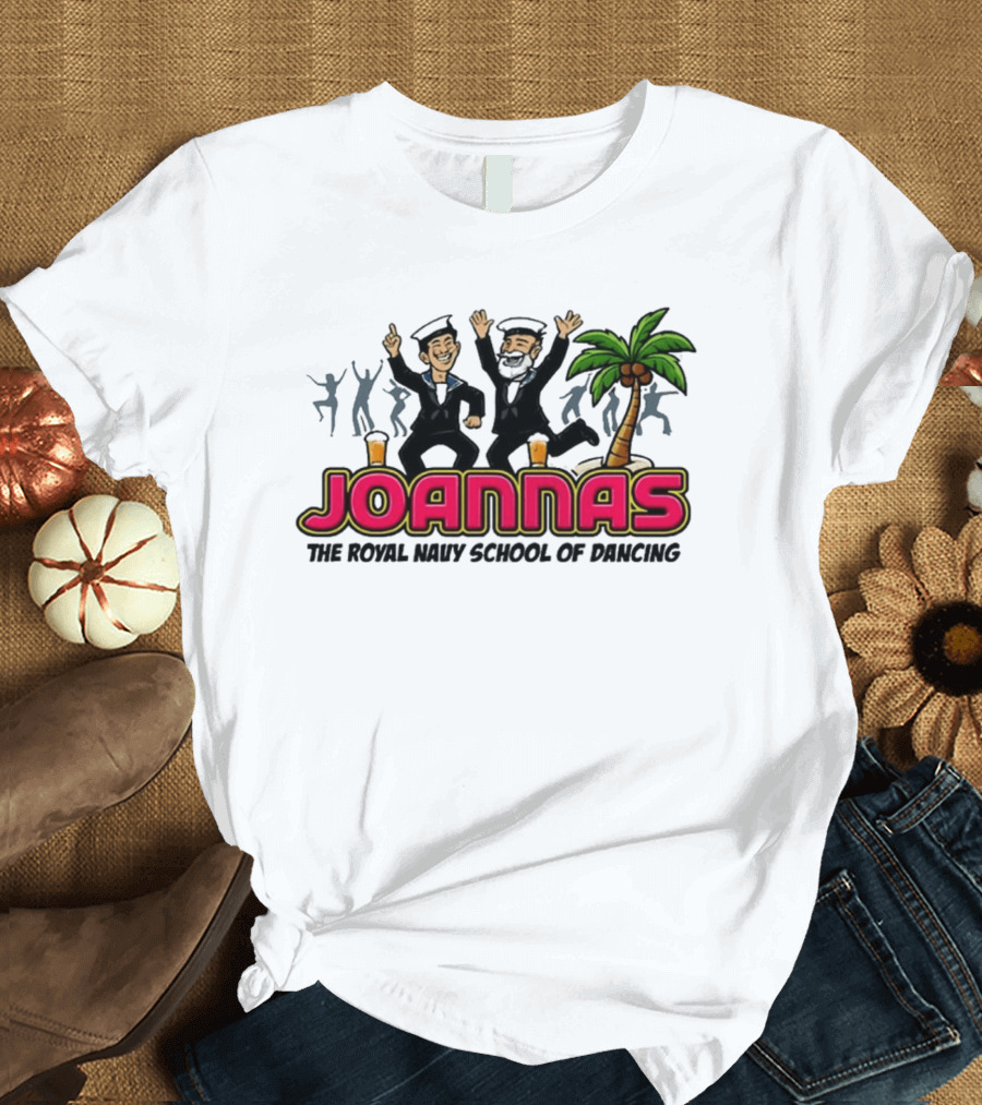 Joannas The Royal Navy School Of Dancing Tropical Palm Party Vibe T-Shirt