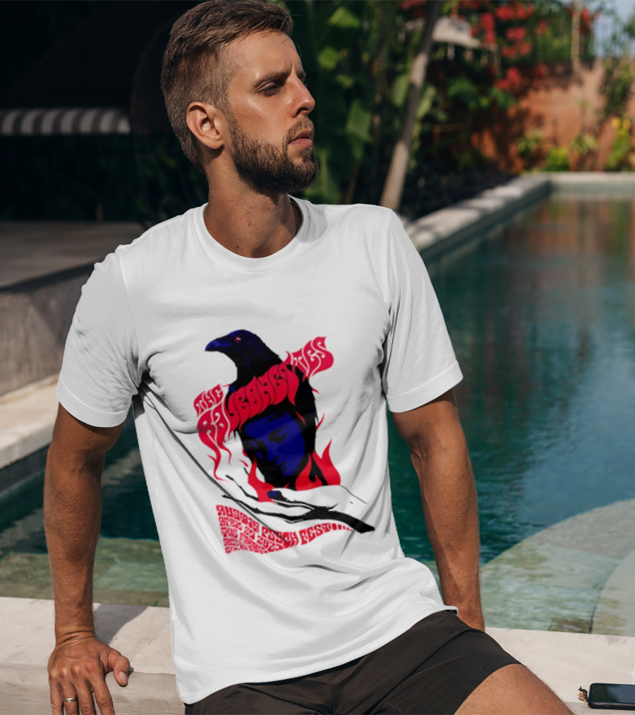 Raveonettes Austin Psych Fest Crow Fire Elements 2014 T-Shirt