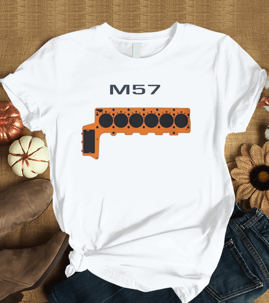 M57 Engine Components BMW Performance Straight Six T-Shirt