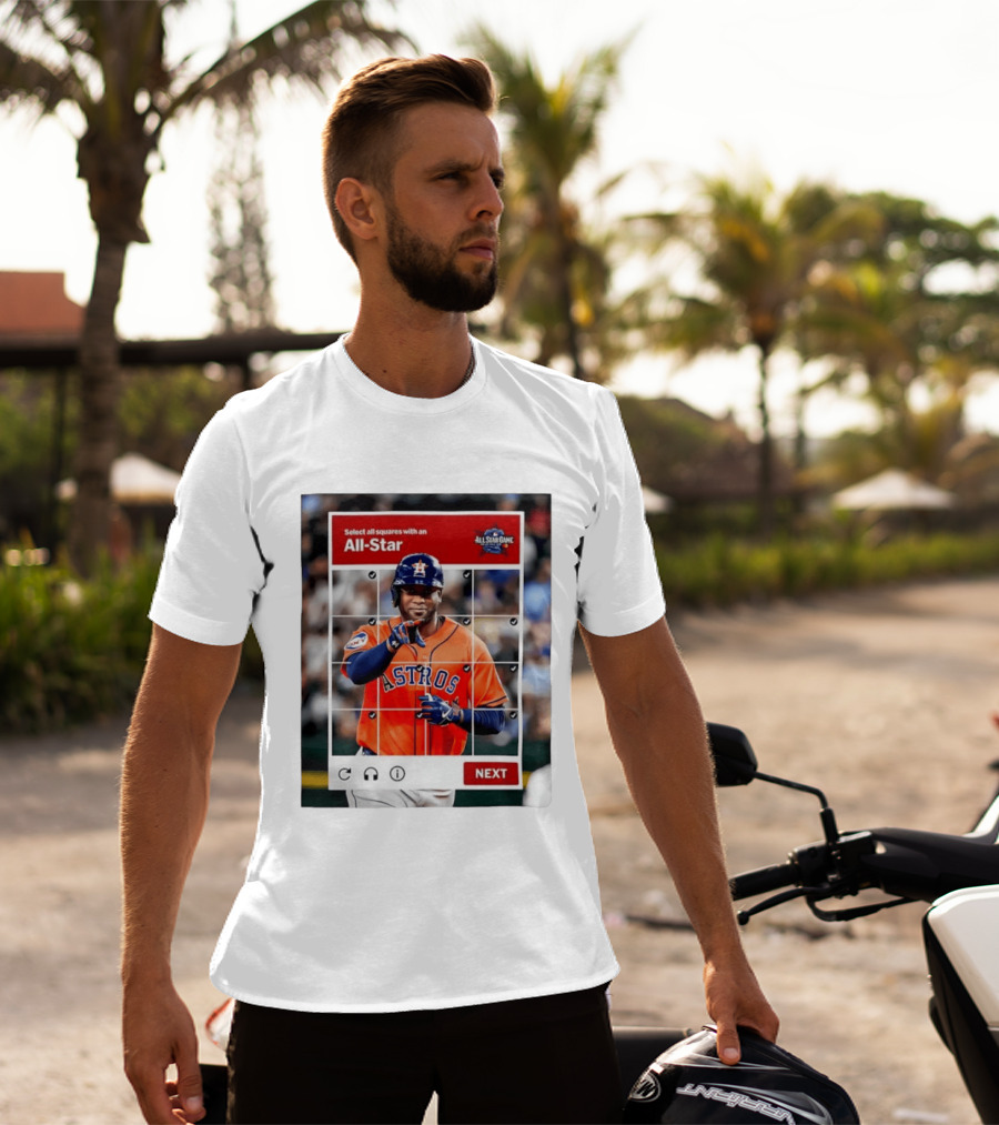 Yordan Alvarez Houston Astros Select All Squares All Star Captcha Meme T-Shirt