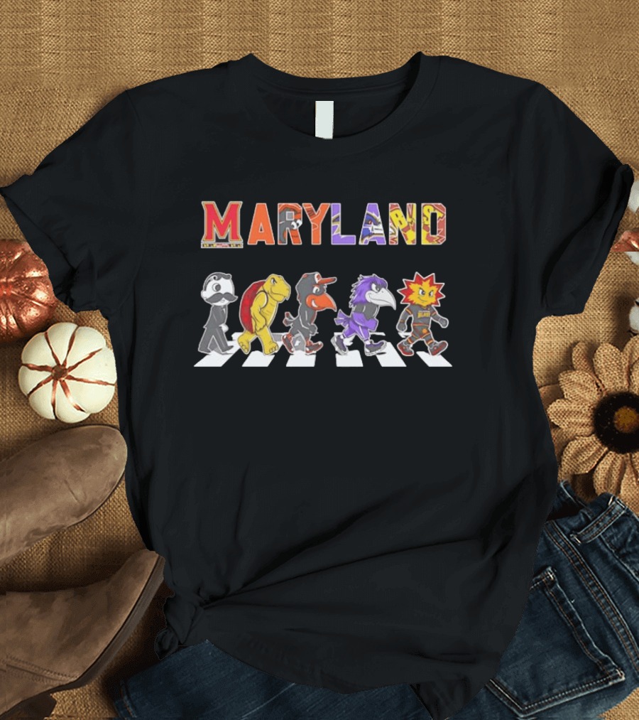 Maryland Oriole Bird Testudo Poe The Raven Baltimore Blast Mr Boh T-Shirt