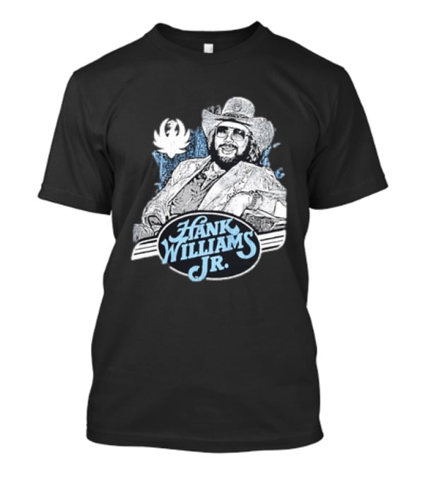 Hank Williams Jr 90s Anniversary Iconic Cowboy T-Shirt