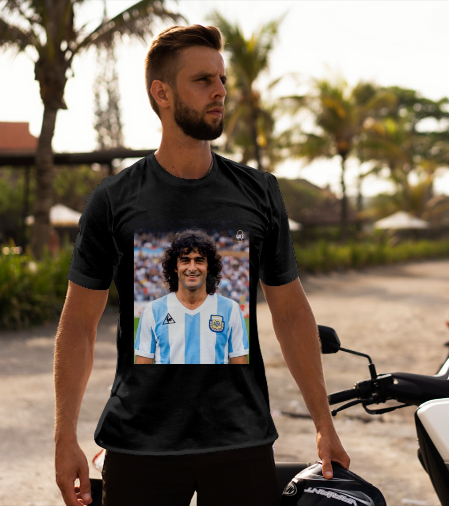 Happy Birthday Mario Kempes Argentina Football Legend AFA T-Shirt