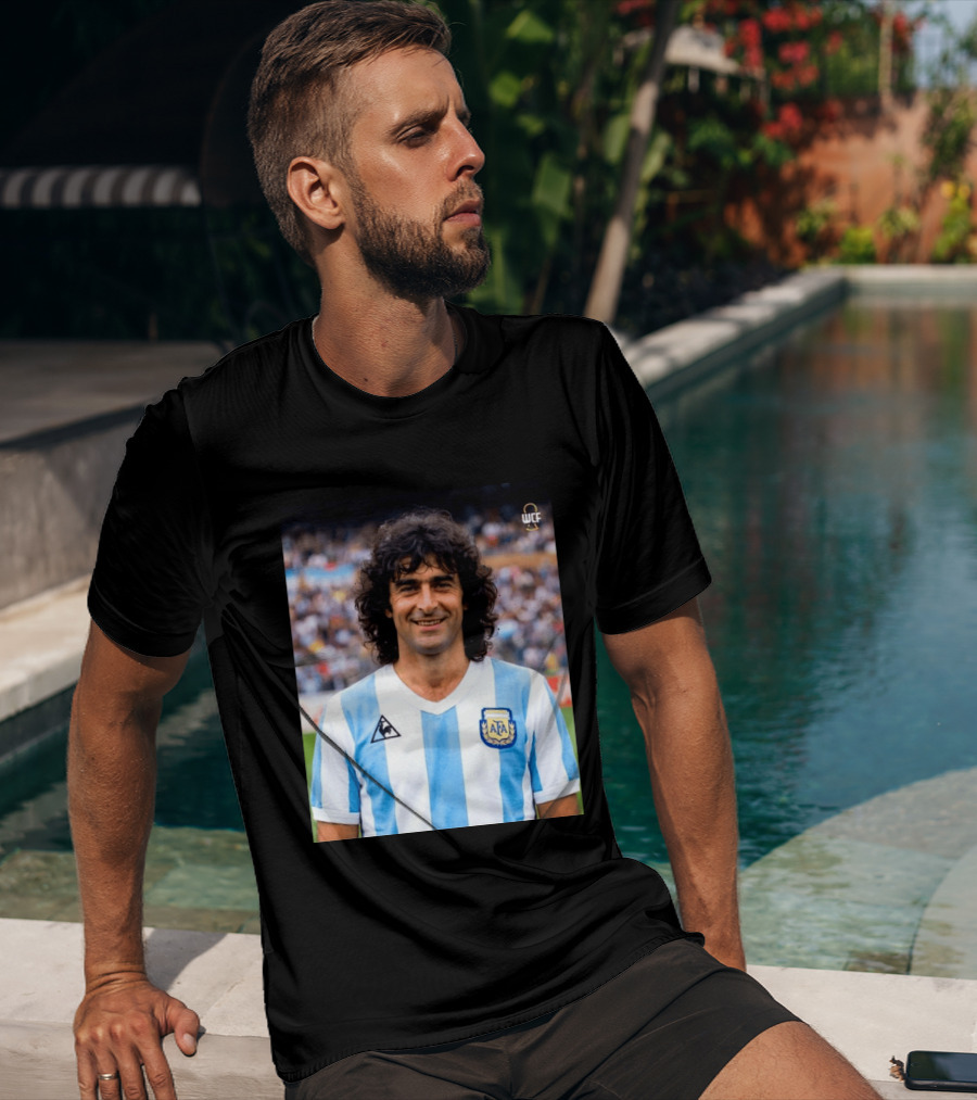 Happy Birthday Mario Kempes Argentina Football Legend AFA T-Shirt