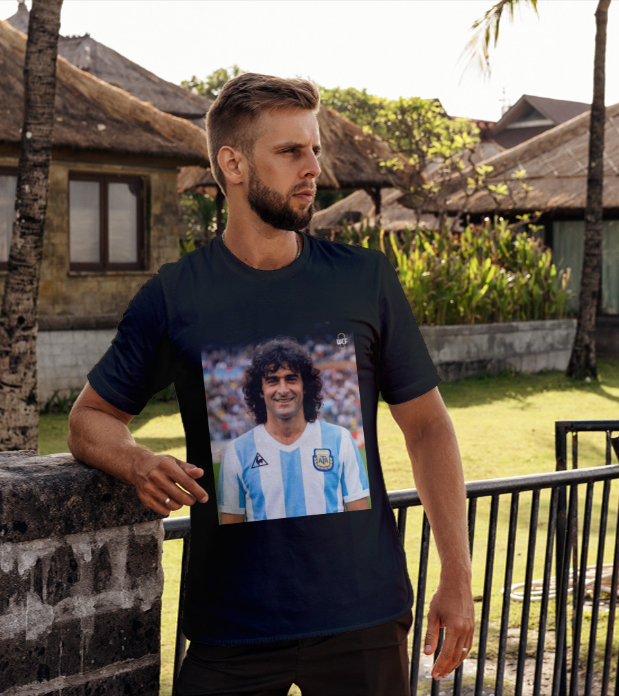 Happy Birthday Mario Kempes Argentina Football Legend AFA T-Shirt