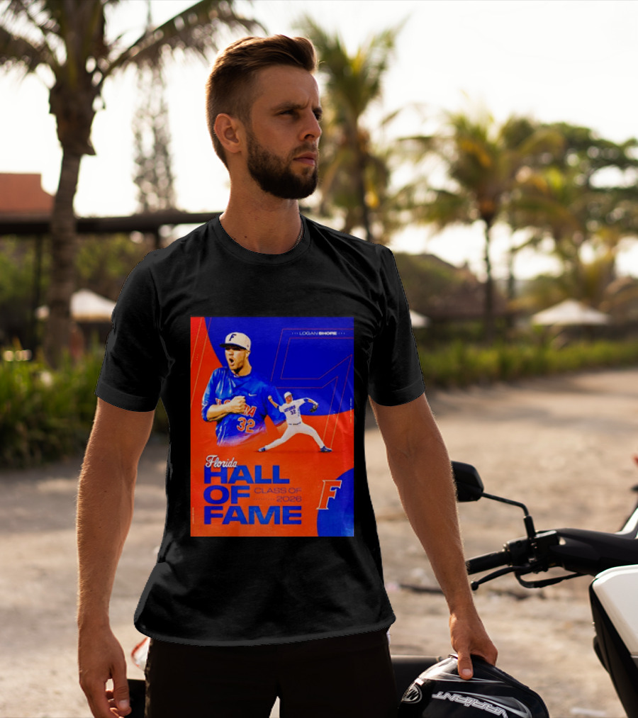 Logan Shore Florida Gators Hall Of Fame Class Of 2026 T-Shirt