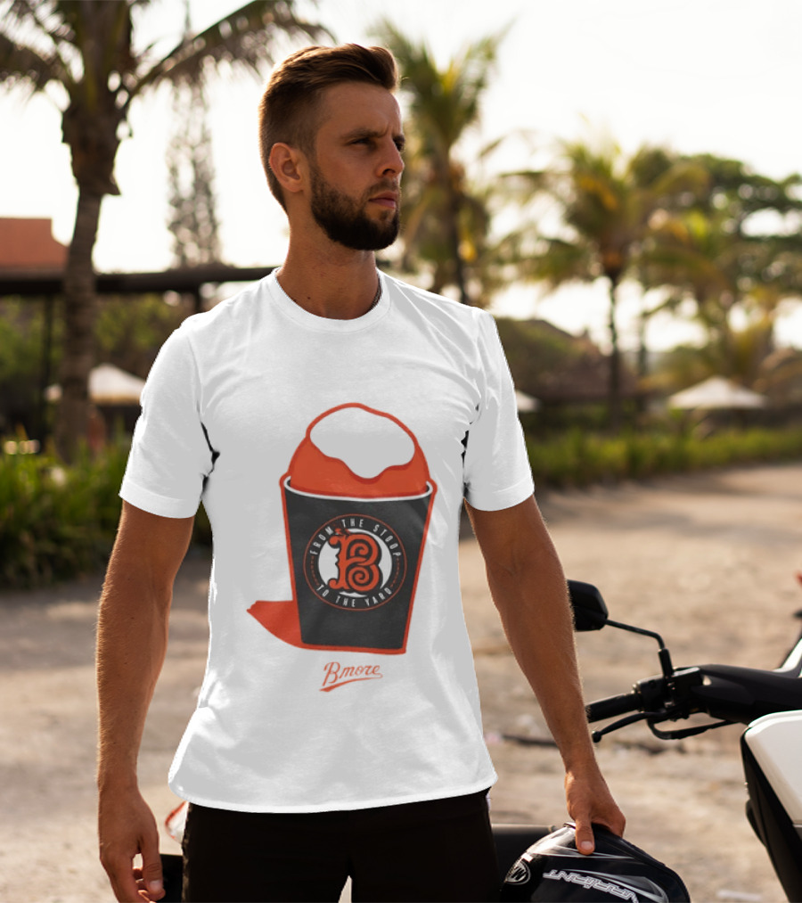 Baltimore Orioles From The Stoop To The Yard Snowball Bmore T-Shirt