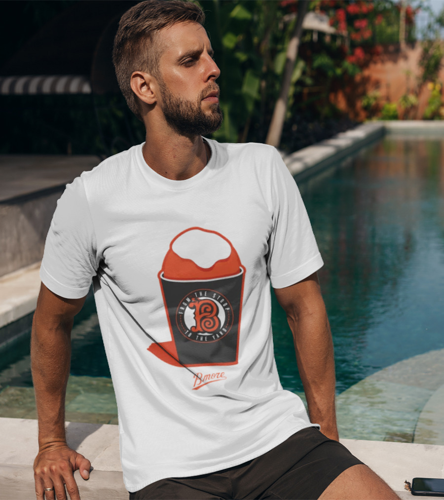 Baltimore Orioles From The Stoop To The Yard Snowball Bmore T-Shirt