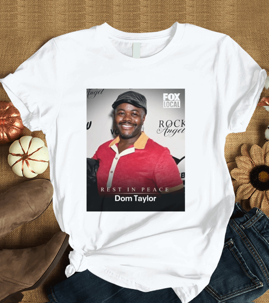 Rest In Peace Dom Taylor Celebrating Caribbean Cuisine Netflix Five Star Chef T-Shirt