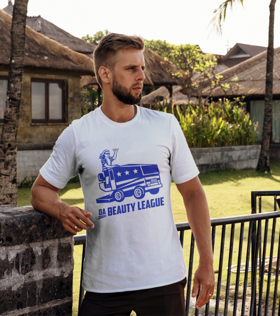 Da Beauty League Ice Resurfacer Shaka Sign T-Shirt