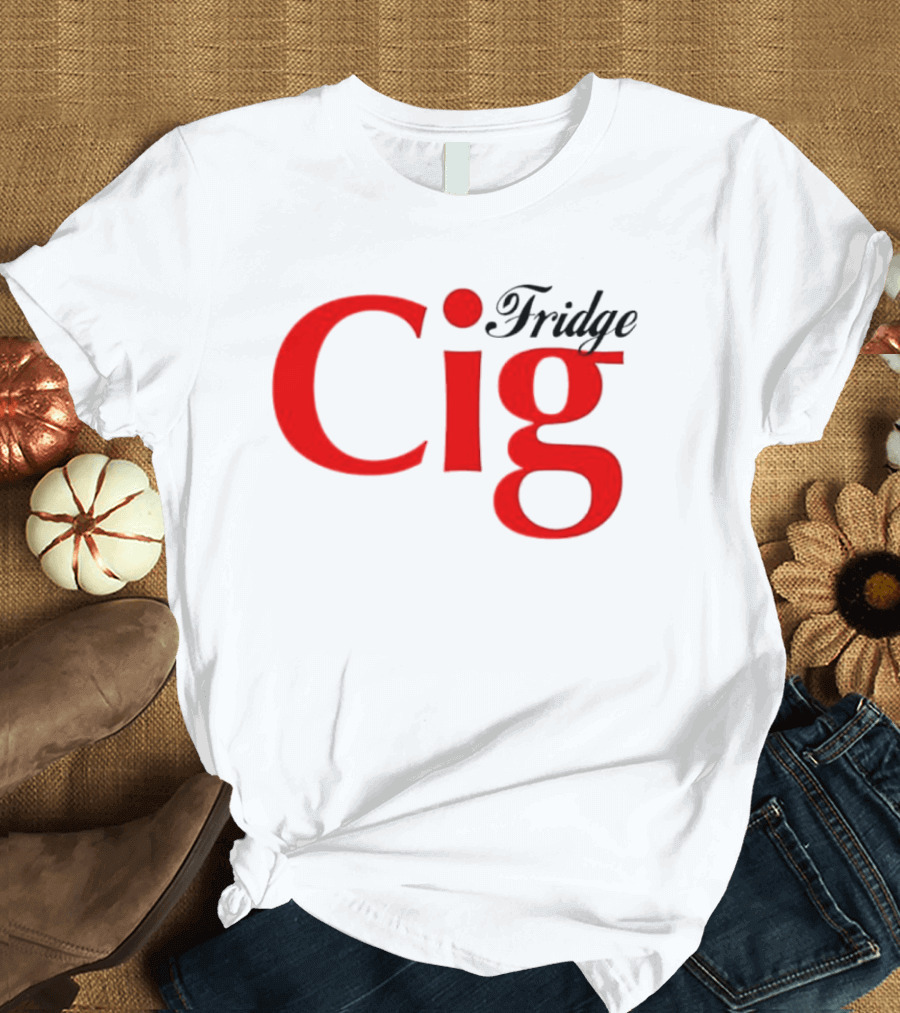 Fridge Cig Red Lettering T-Shirt