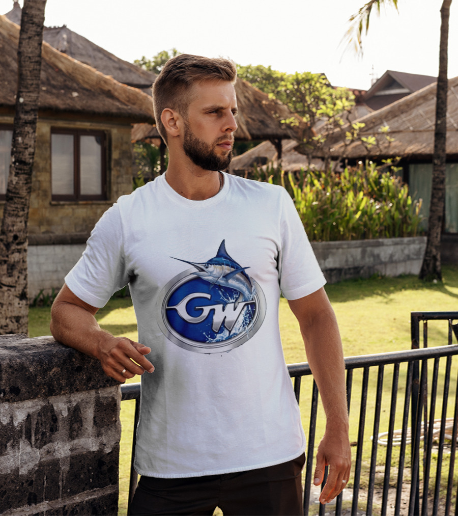 Grady White Boats GW Marlin Symbol Exceptional Attention To Detail T-Shirt