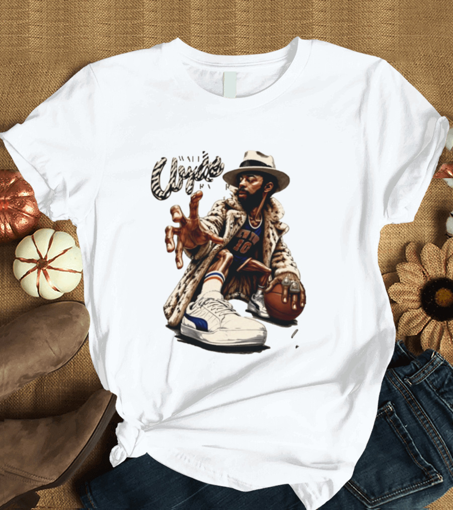 Walt Clyde Stylin' Profilin Throwback Knicks 10 Basketball Sneaker T-Shirt