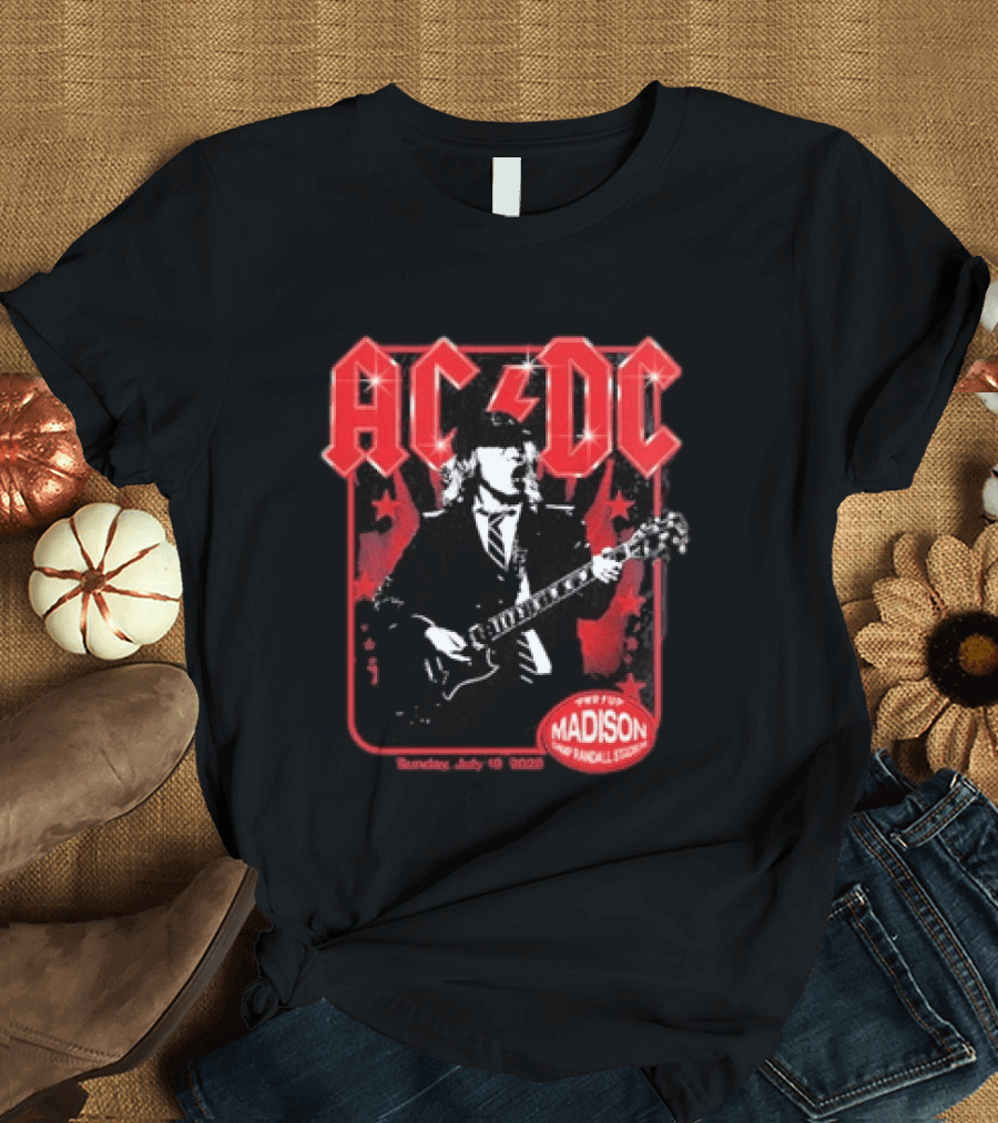 ACDC PWR Up Tour Madison Camp Randall Stadium July 19 2026 T-Shirt