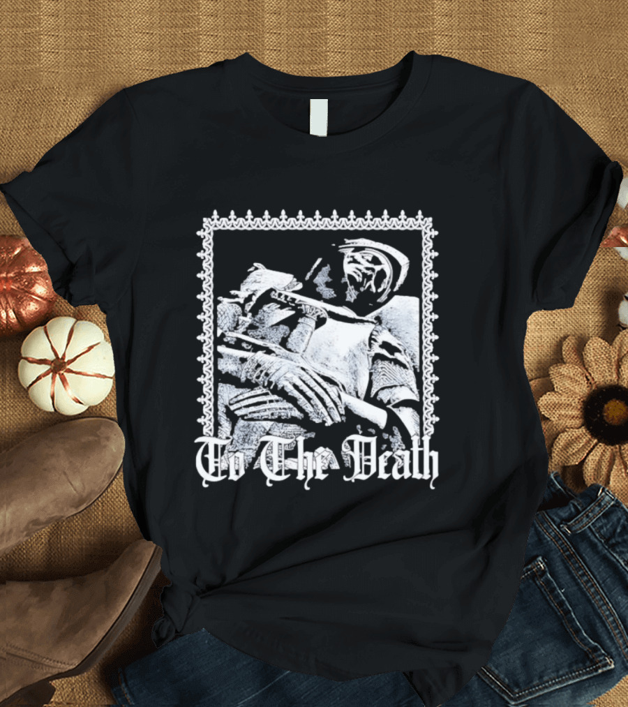 Effigy Of A Fallen Knight To The Death Metal Band Black T-Shirt