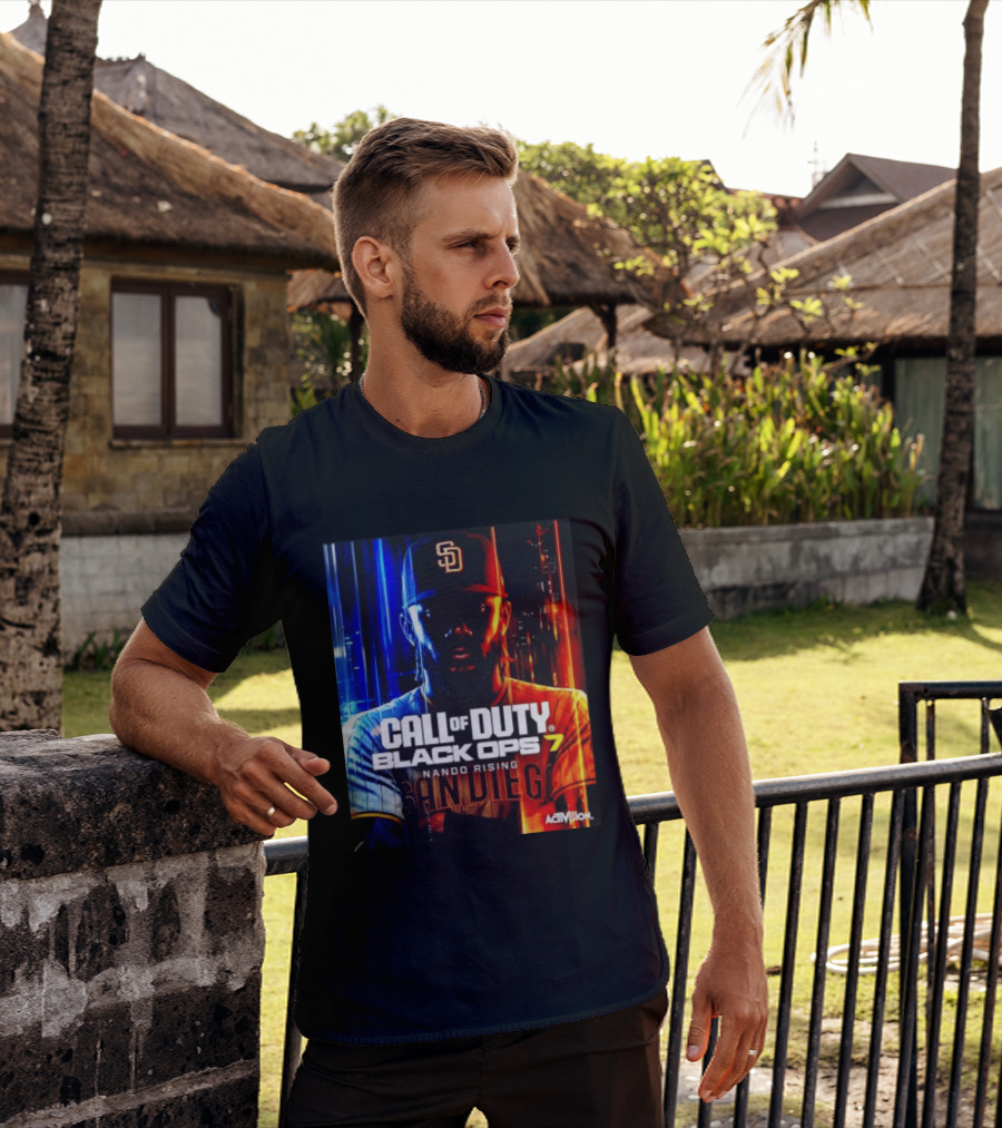 Call Of Duty Black Ops 7 Nando Rising San Diego SD Cap T-Shirt