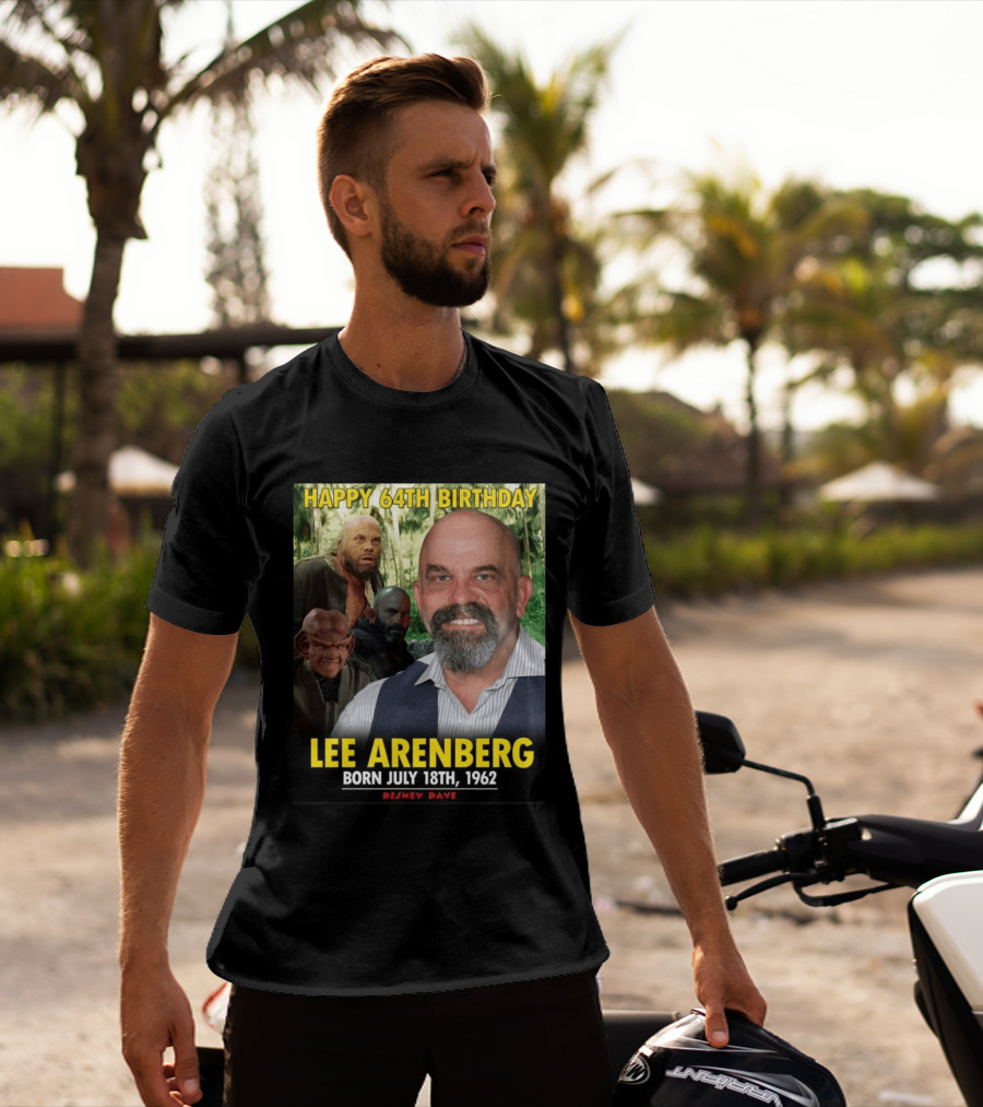 Happy 64th Birthday Lee Arenberg Born July 18th 1962 Disney Dave T-Shirt