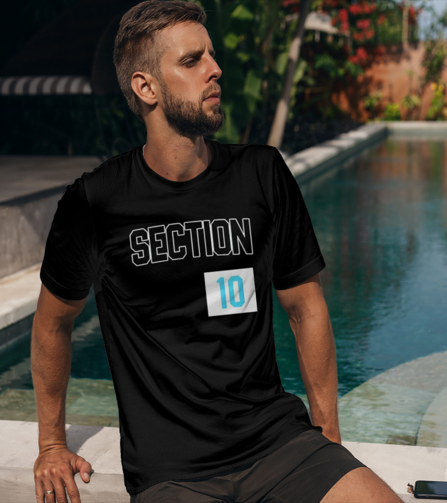 Section 10 Carolina Hurricanes Hockey Fan Gear T-Shirt