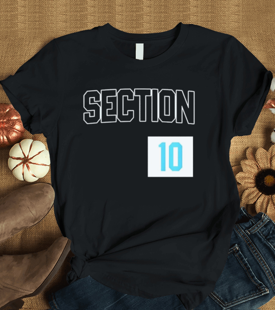 Section 10 Carolina Hurricanes Hockey Fan Gear T-Shirt