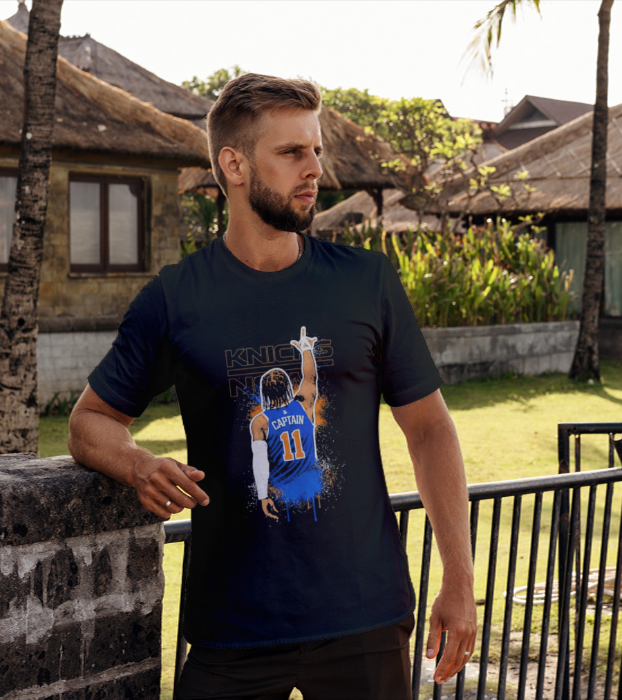 Captain 11 Knicks Now Basketball T-Shirt