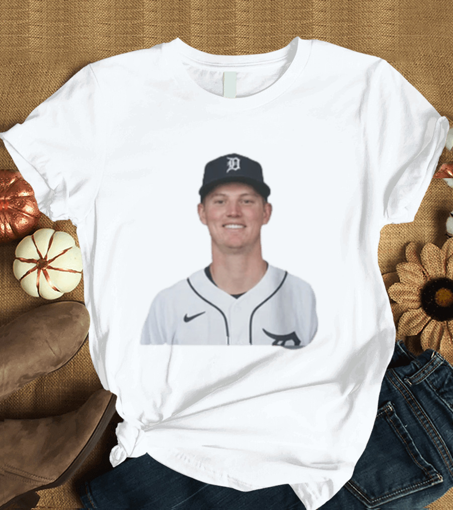 Troy Melton Detroit Tigers Nike Baseball Player D T-Shirt