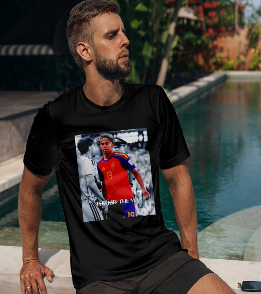 Spain 19 Lamine Yamal The Kid The Man T-Shirt
