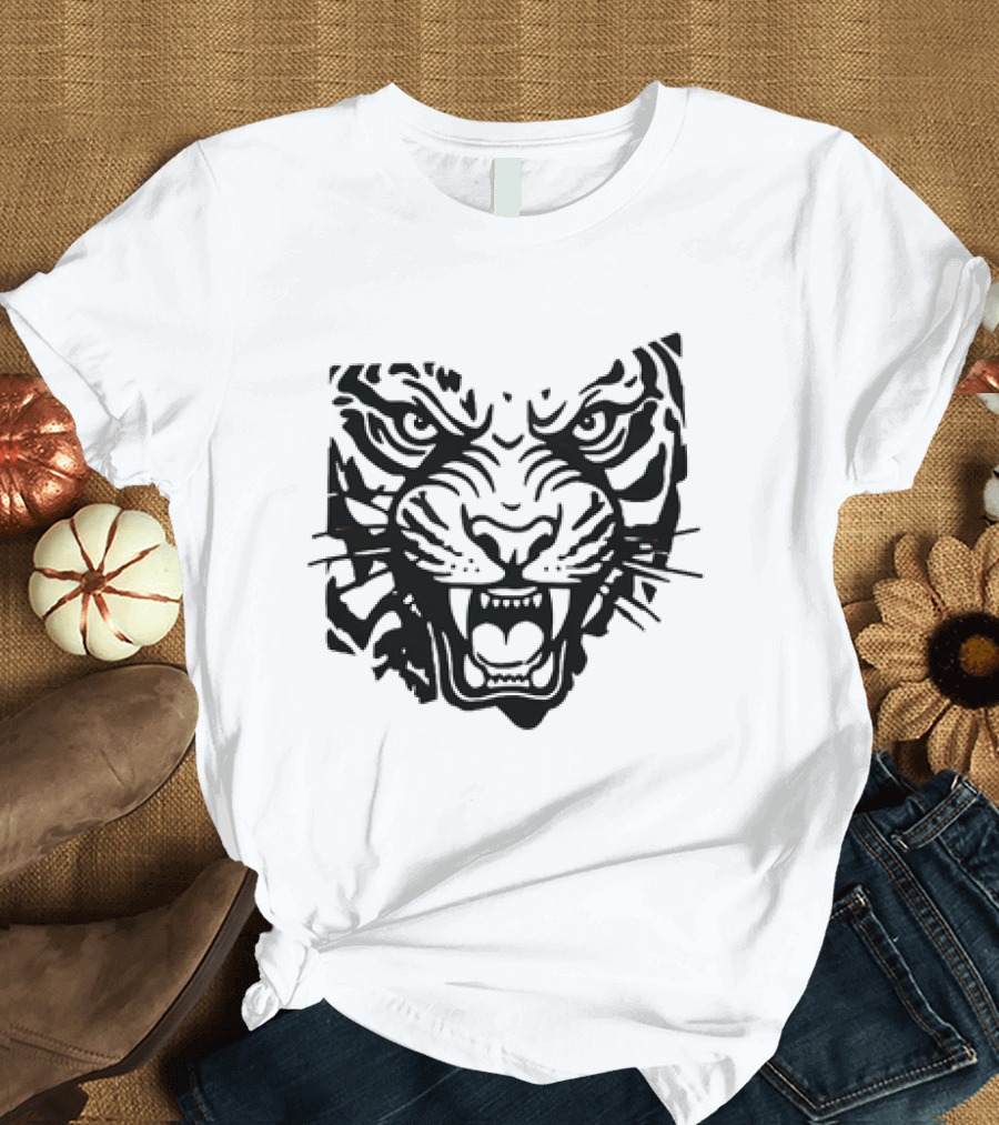 Cincinnati Bengals Ohio Growl Tiger Face T-Shirt