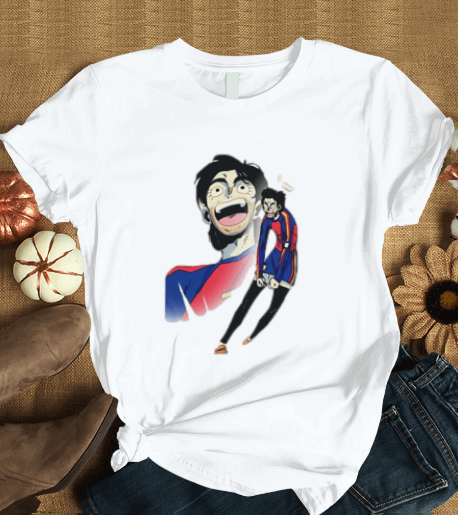 Ferran Torres Spain National Football Team Cartoon T-Shirt