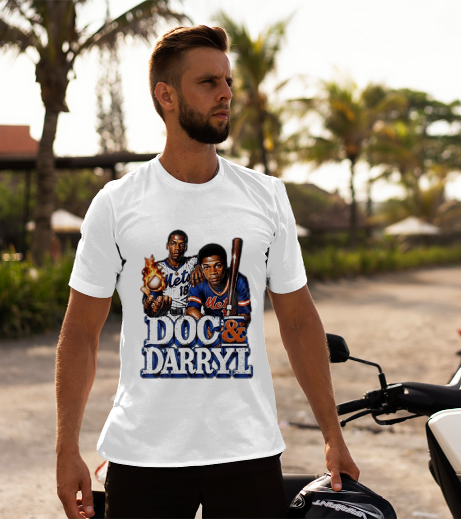 New York Mets Doc Gooden Darryl Strawberry Mets Iconic MLB Legends T-Shirt