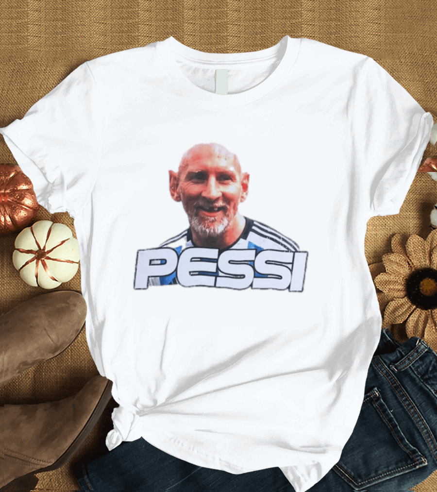 Pessi Lionel Messi Argentina National Team Jersey T-Shirt