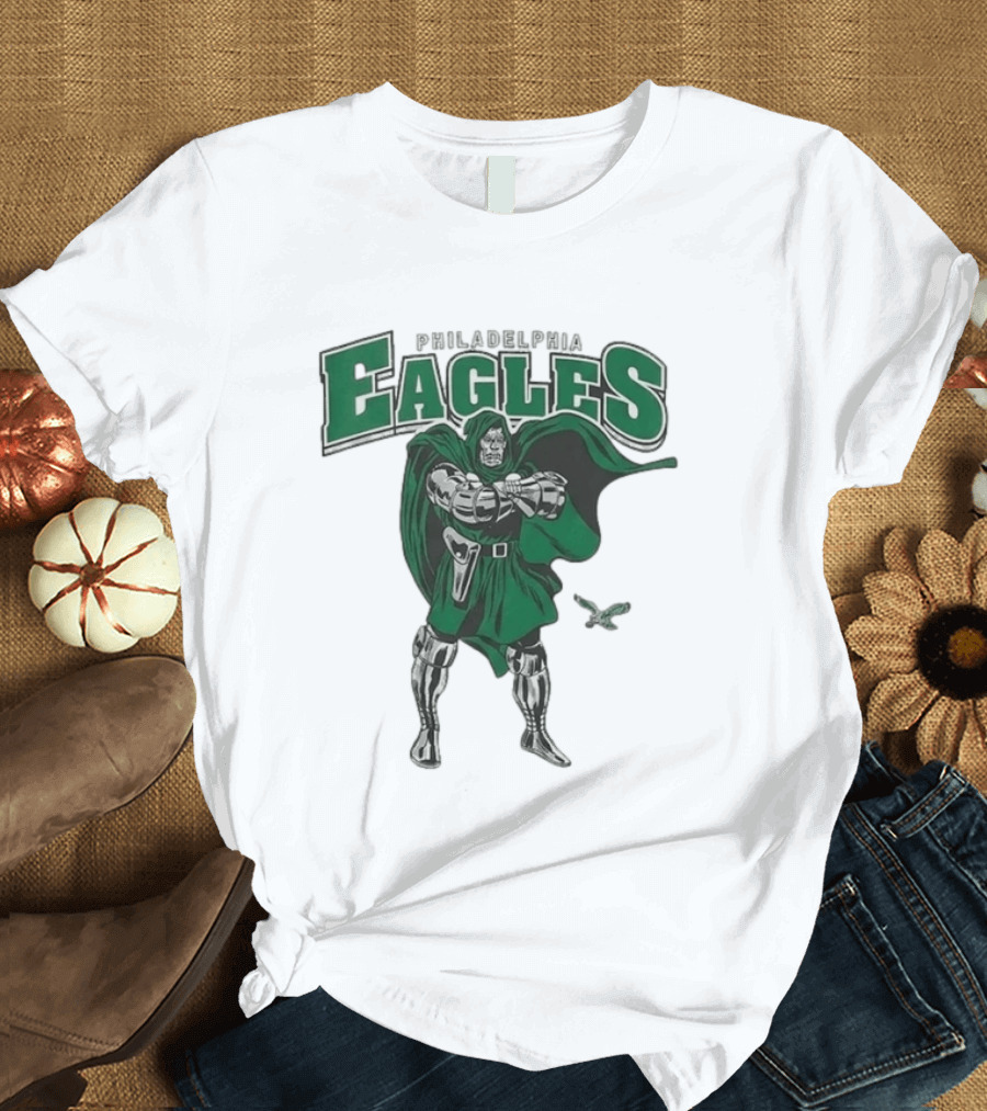 Philadelphia Eagles Doctor Doom 2026 Villain Collaboration T-Shirt