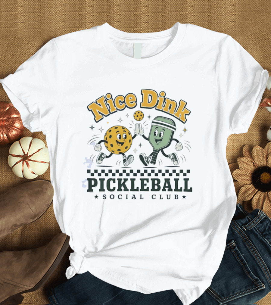 Nice Dink Pickleball Social Club High Five T-Shirt