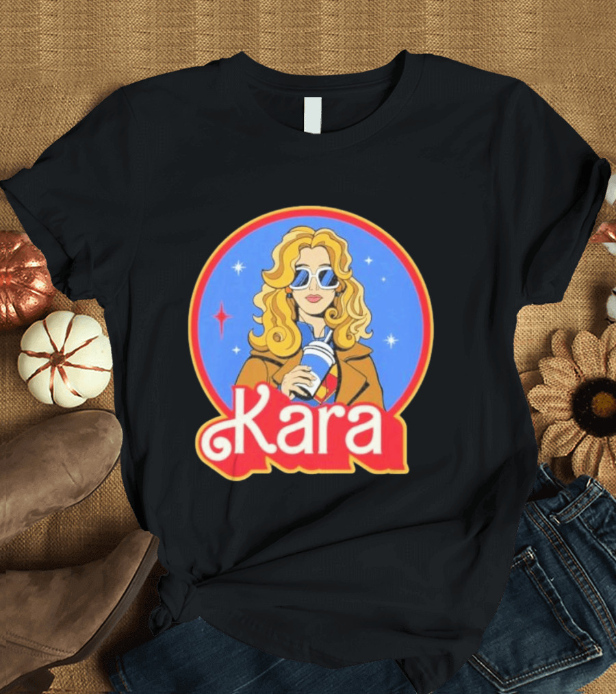 Kara 2026 Screencrush Sunglasses Coffee T-Shirt