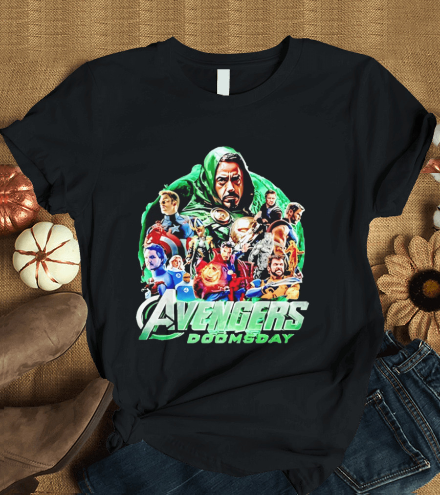 Avengers Doomsday Iron Man Captain America Marvel T-Shirt
