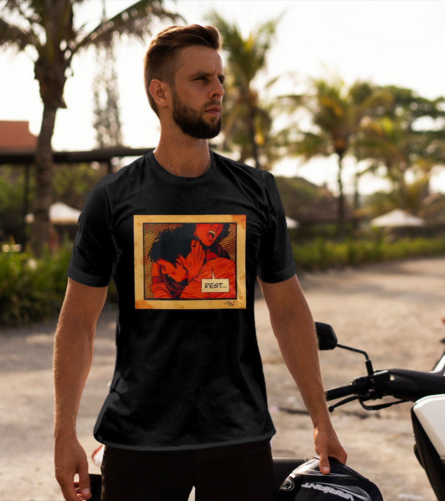 Dumb Dump Rest Vampire Biting Man T-Shirt
