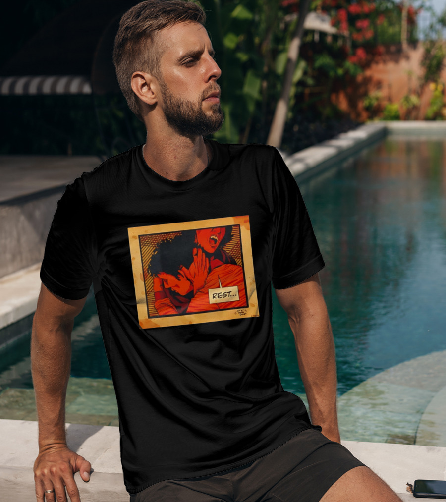 Dumb Dump Rest Vampire Biting Man T-Shirt