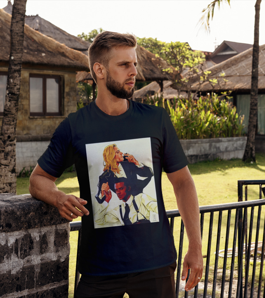JMH Interview With The Vampire Lestat And Louis Smoking Portraits T-Shirt