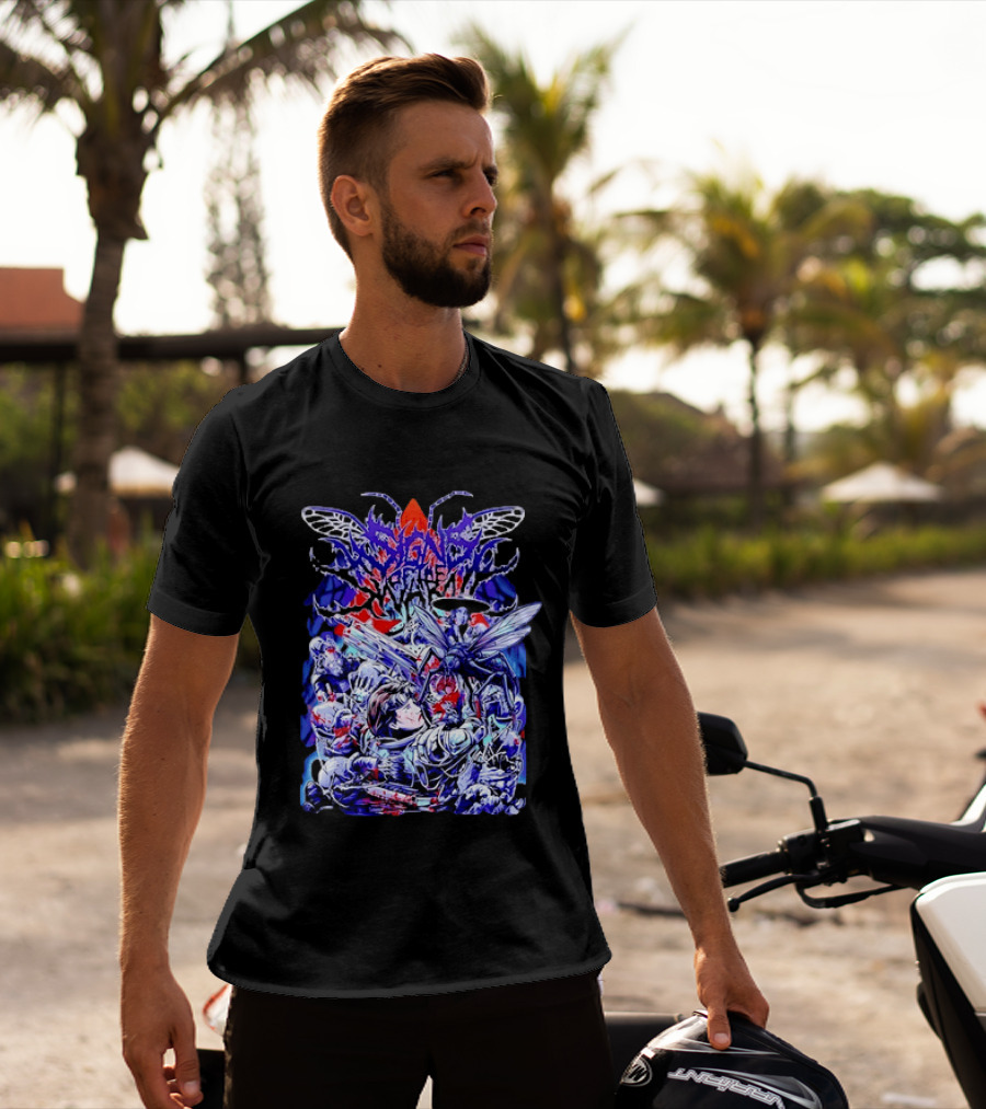 Alien Invasion Creature Sci Fi Horror Battle Scene T-Shirt
