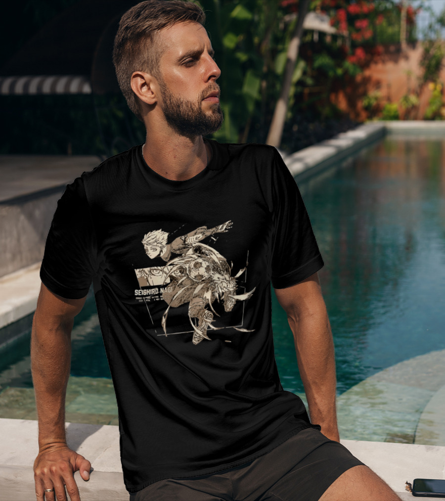 Seishiro Nagi Losing Is Frustrating So I Hate It Soccer Action Manga T-Shirt