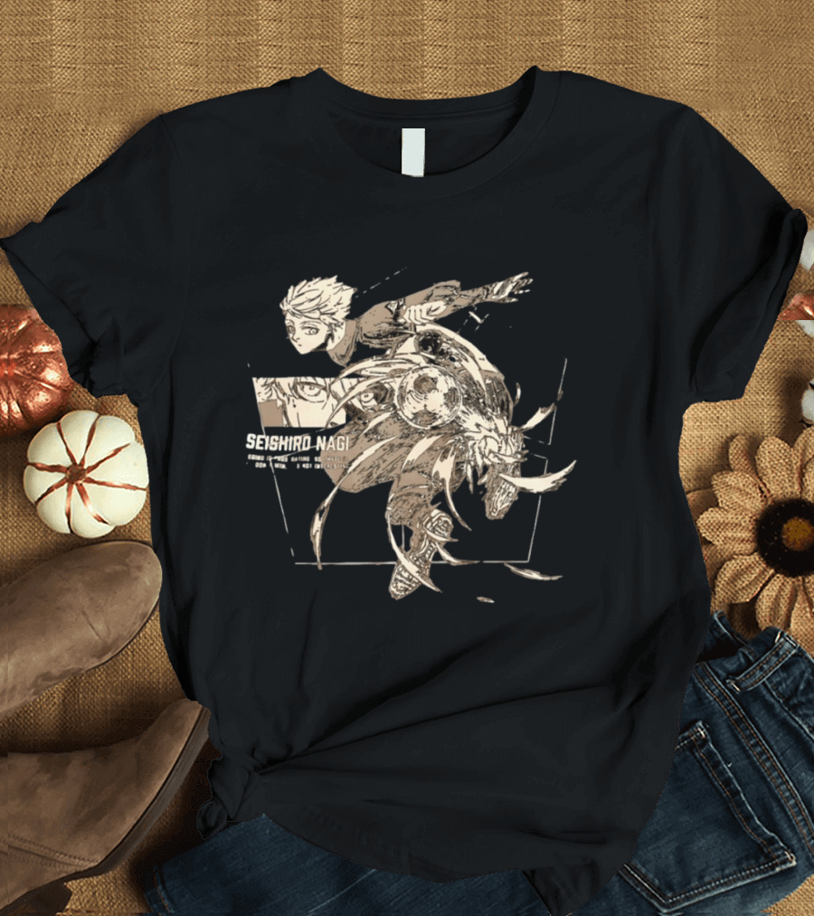 Seishiro Nagi Losing Is Frustrating So I Hate It Soccer Action Manga T-Shirt