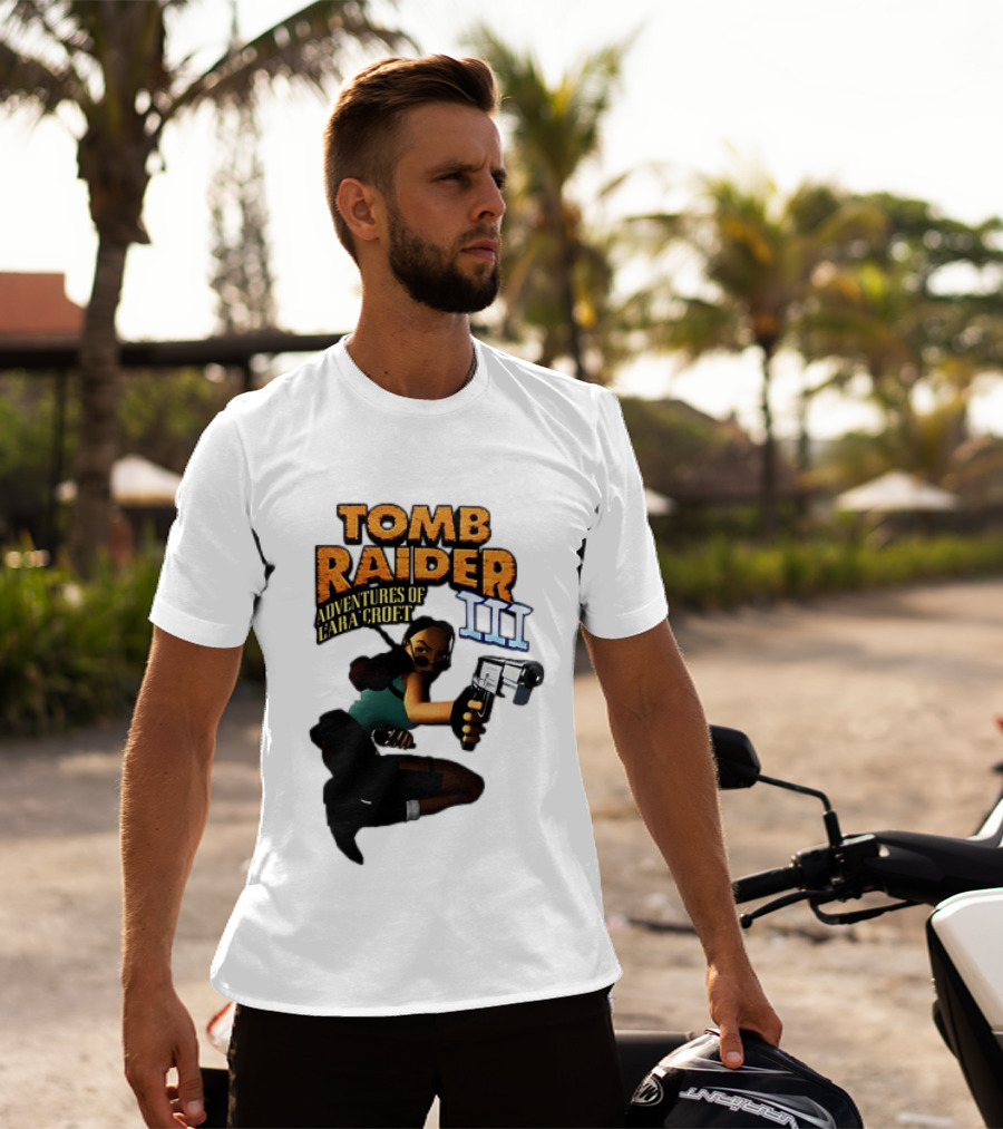 Tomb Raider Adventures Of Lara Croft III Classic Game T-Shirt