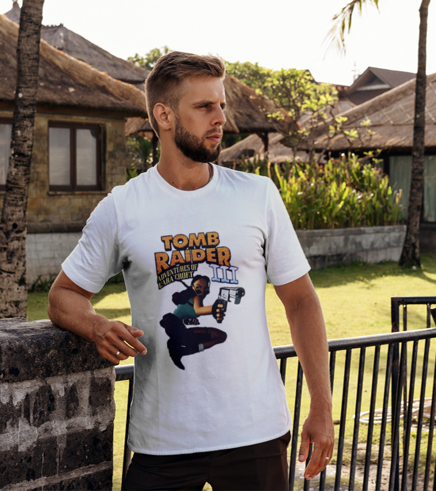 Tomb Raider Adventures Of Lara Croft III Classic Game T-Shirt
