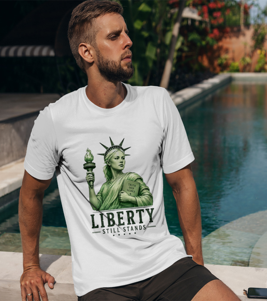 Sophie Cunningham Liberty Truth Over Silence Statue Still Stands T-Shirt